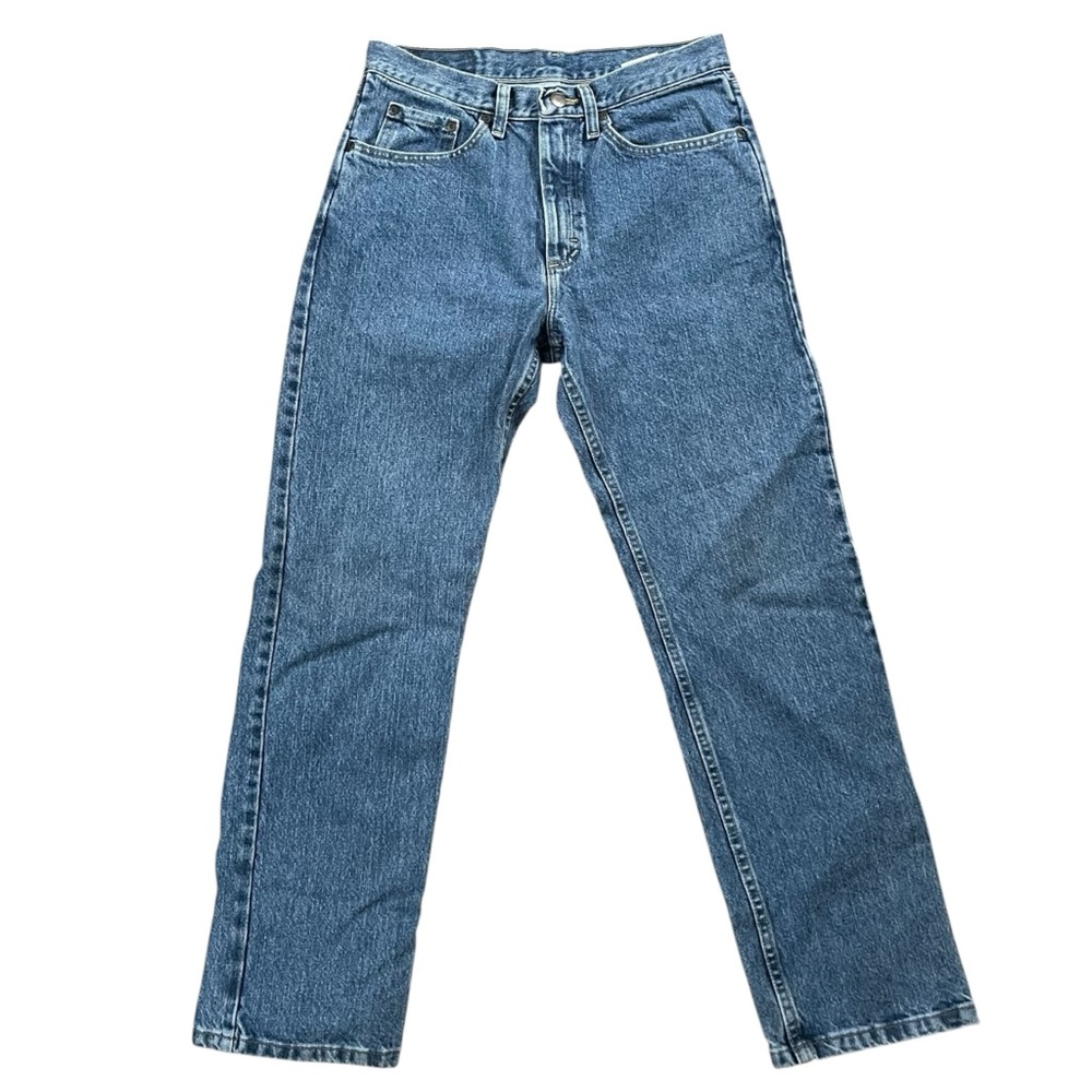 Wrangler Regular Fit Straight Leg Blue Jeans Men’s 30x30 Classic Denim - Picture 2 of 5